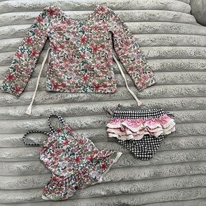 3T like new Love and Grow Perfect Petals Emmy Tankini swim Top